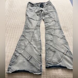 Fashion Nova Light Blue Flare Jeans